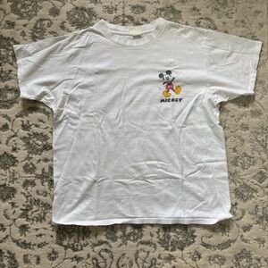 Vintage Disney Mickey Mouse white tee disney